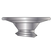 Large wafer screw head